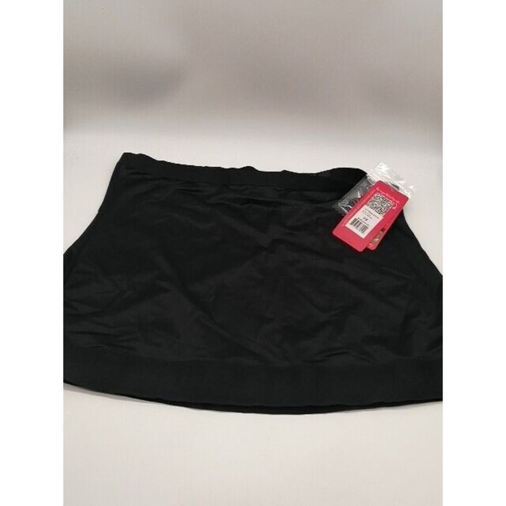 Hooked Up Womens Waist Cincher Black 3X Shapewear Firm‎ Control No Roll Down NEW